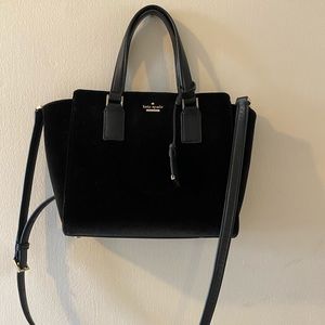Kate Spade Velvet Satchel Bag